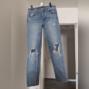 American Eagle Ripped Tomgirl Jeans